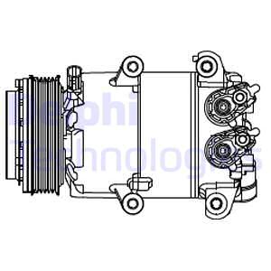 KLİMA KOMPRESÖRÜ FORD FOCUS-CMAX-FİESTA 11> 1.5-1.6 TDCİ