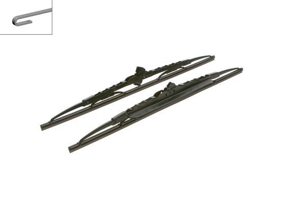 Silecek 47.5+47.5cm Spoilerli Twin