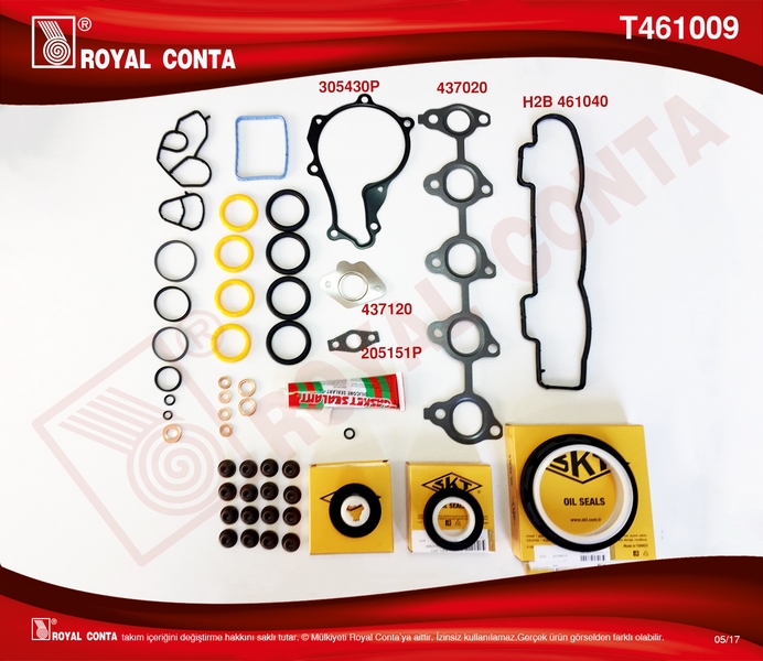 Motor Takım Conta (Reinz Keçeli&s.lastikli)