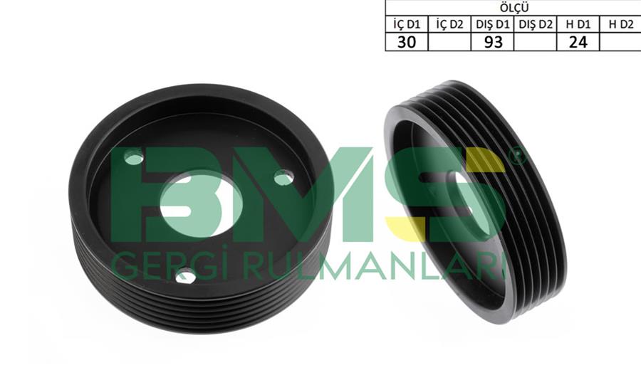 HİDROLİK DİREKSİYON POMPA KASNAĞI CLIO II 98> KANGOO 97> 1.9 D F8Q>