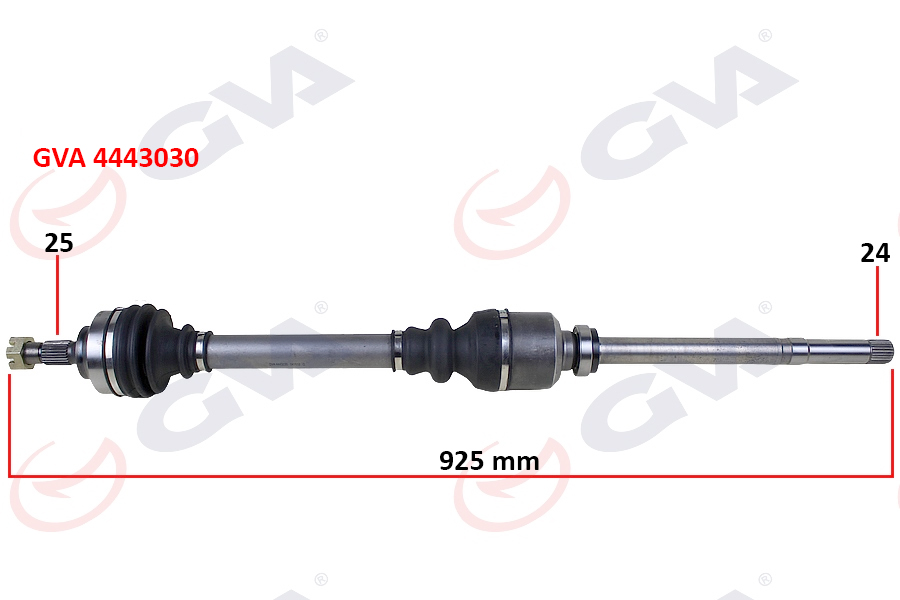 Komple Aks Sağ P307 00>08 Partner-berlingo 08&g...
