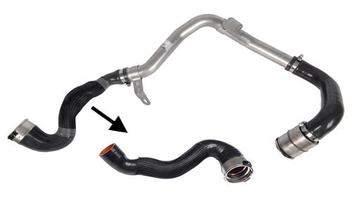 Turbo Hortumu Metal Boru Hariç Ok Ile Gösterilen B...
