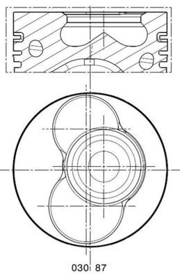 (030PI00087102) Motor Piston+segman