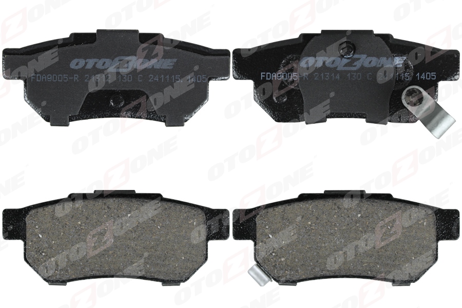 ARKA FREN BALATA HONDA CIVIC 1.6L B16A2 VTEC 16v 160hp (EK4 kasa) 96-98 / JAZZ 1.4L (GD GE kasa) 02-> / CITY 1.4L L13Z1 (GM kasa) 08-> - (Aşınma ikaz soketli)