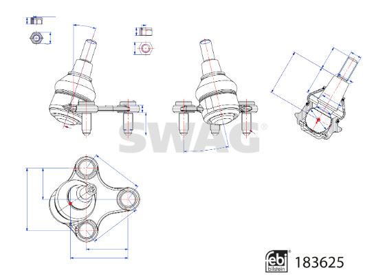 SAG ROTIL VW CADDY FORD CONNECT 22-