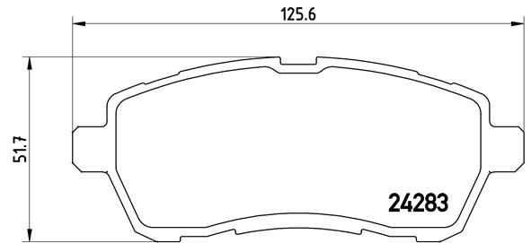 ÖN BALATA FIESTA VI 1.4-1.4TDCİ 1.6 TDCI 08=>SWIFT 10=> JUSTY 07=> MAZDA II 07=> SIRION 08=>