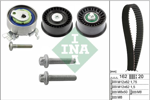 EKSANTRİK GERGİ KİTİ (162x200 ASTRA G-CORSA C-VECTRA C-MERIVA A-ZAFIRA A 1.4-1.6-1.8 16V Z16XE-Z14XE