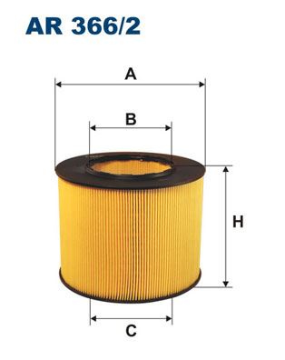 HAVA FİLTRESİ SAAB 9-5 2.0t-2.3t-2.2 TiD Kombi (97-10) (1457433559)