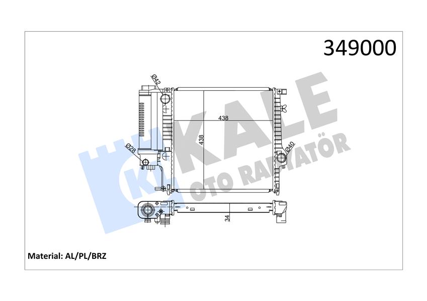 MOTOR SU RADYATORU BMW M40 M42 M43 M44 M50 M52 E30 E36 KLIMALI / MANUEL SANZIMAN