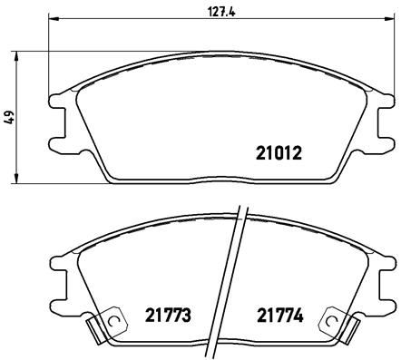 FREN BALATASI ON HYUNDAI ACCENT X3 94-00 GETZ 02-09 ACCORD II 83-85