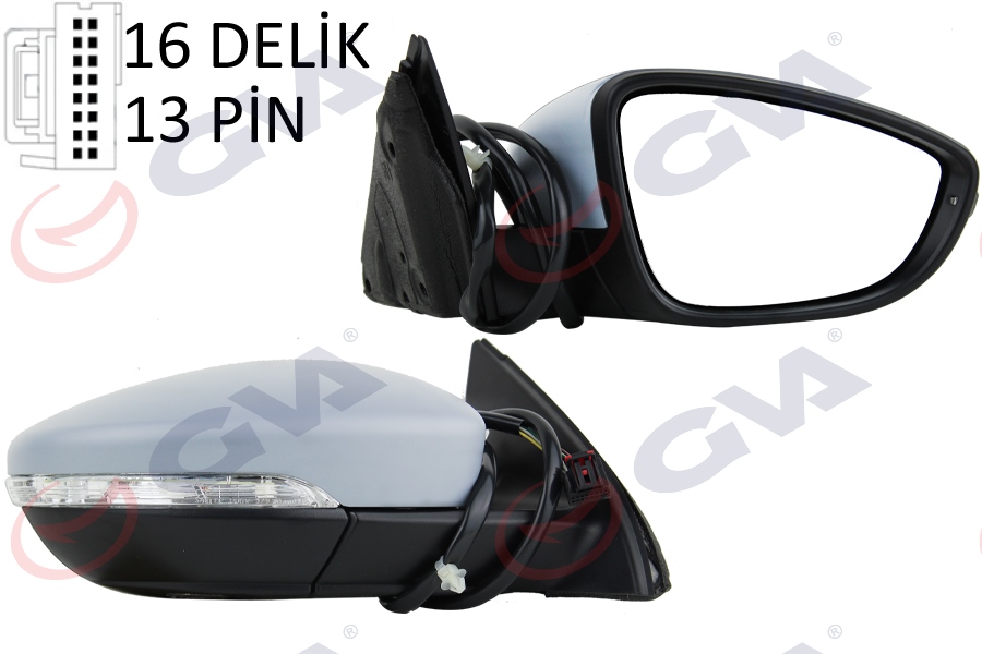 Ayna Komple Sağ Katlanır 8 Pin