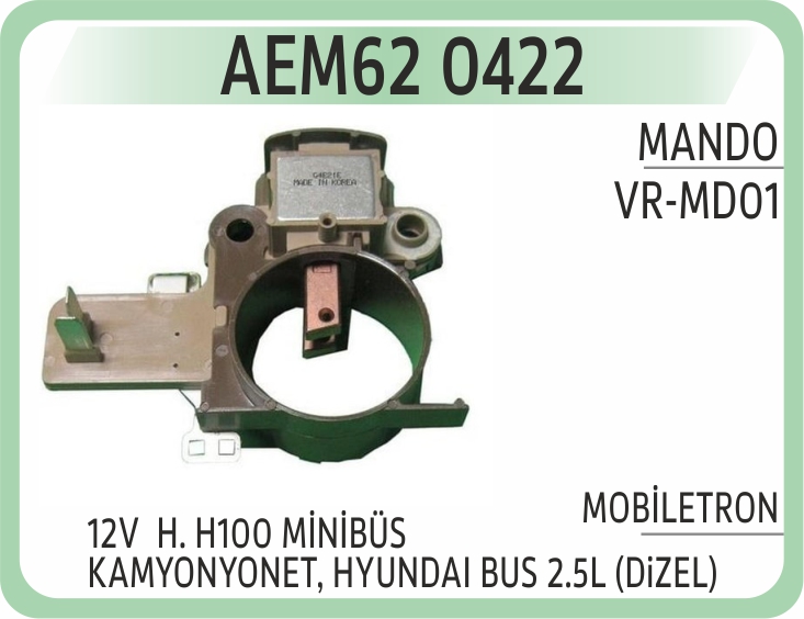 Konjektor 14.5V 2 Fişli Mando Tipi