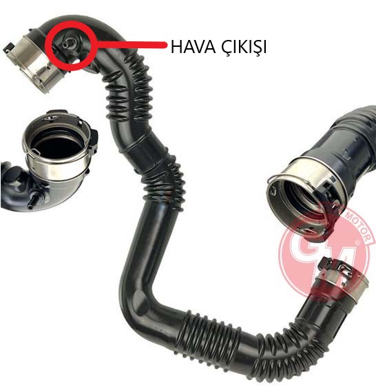 TURBO HORTUMU RENAULT KOLEOS II (HC_) 1.6 dCi 130 - NİSSAN X-TRAIL III (T32_. T32R. T32RR) 1.6 dCi A LL MODE 4x4-i (NT32)