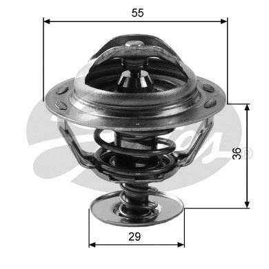 Termostat (83C) PARTNER-BERLINGO-DUCATO-SCUDO-P206-...