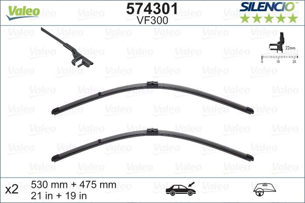 Valeo Silencio X-trm Flat Blade