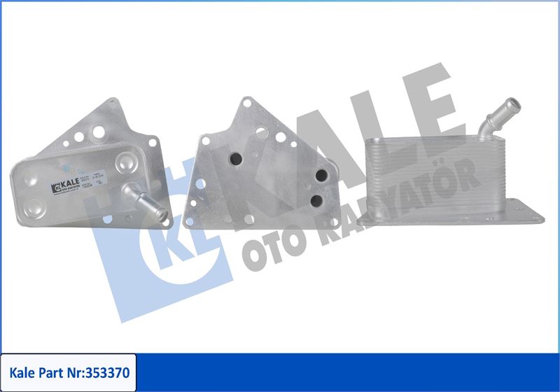 FIAT CROMA 1.9DMTJ 05=> - OPEL ASTRA H SIGNUM VECTRA C ZAFIRA 1.9CDTI 04<09 - SAAB 9-3 1.9TID 04<15 (CONTA İLAVELİ) (KOMPLE MODÜL) YAĞ SOĞUTUCU