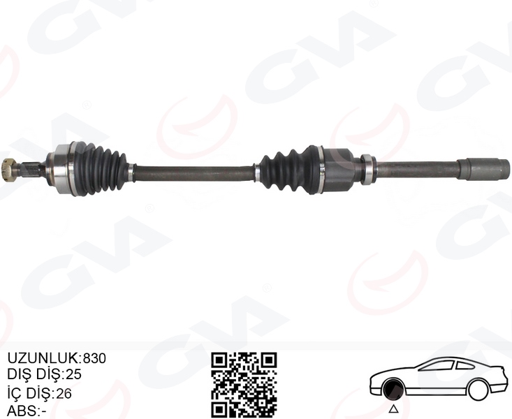 Komple Aks Sağ Ön Psa 307 (3A/C) 1.6 A-t (00-07)