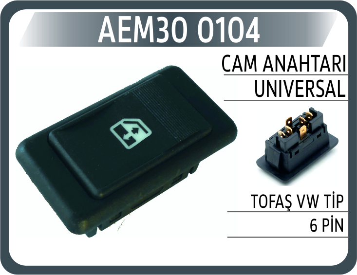 Cam Anahtarı Universal Tofaş