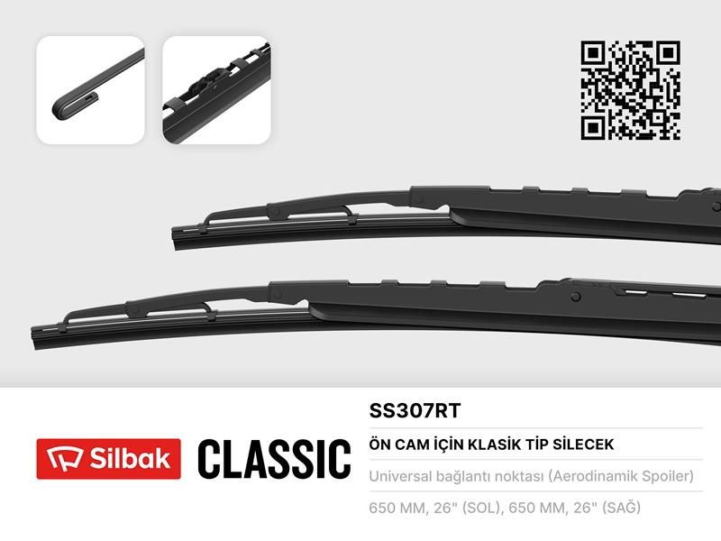 Silecek Süpürgesi 650/650MM Rüzgarlikli P307 Ym