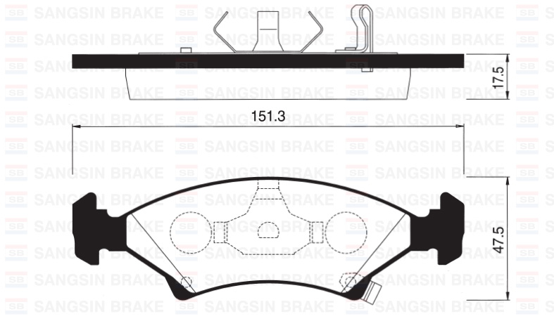 Ön Balata Sephia 1.5I 16V-1.8I 16V (96-98)