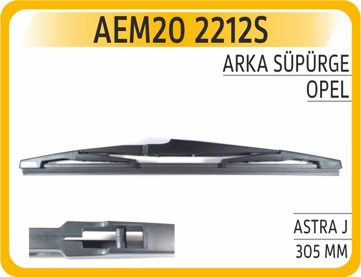 ARKA SİLECEK SÜPÜRGESİ 305 MM OPEL ASTRA J