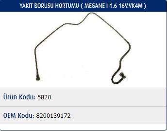 Yakıt Hortumu