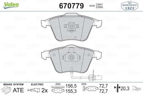 ÖN BALATA AUDI A6-A8 2.0 3.0 TDI 3.2 FSI 06=>(GDB1659-GDB1617) (FTE KIRMIZI KUTU)