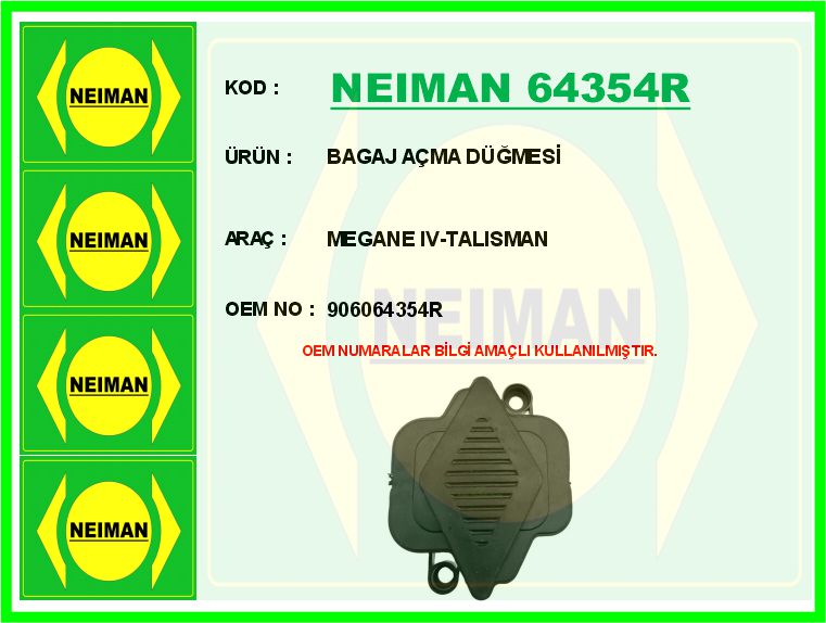Bagaj Açma Düğmesi