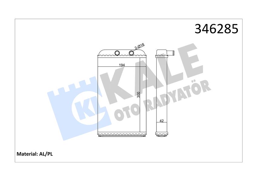 KALORIFER RADYATORU DUCATO-BOXER-JUMPER2.5TDI-2.8TDI 94>02