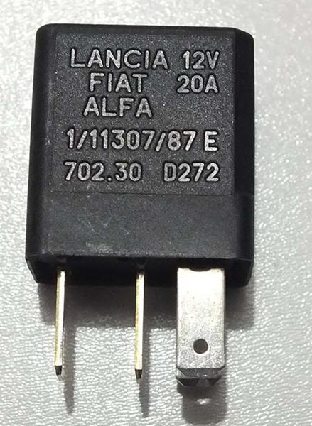 (0603010) Micro Röle 12V 20 Amper 4 Fişli Siyah