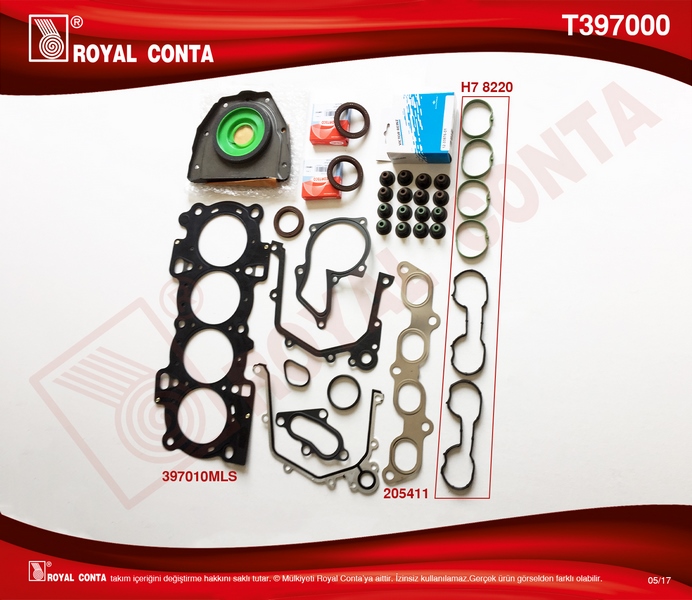 Motor Takım Conta (Reinz Keçeli+s.lastikli)