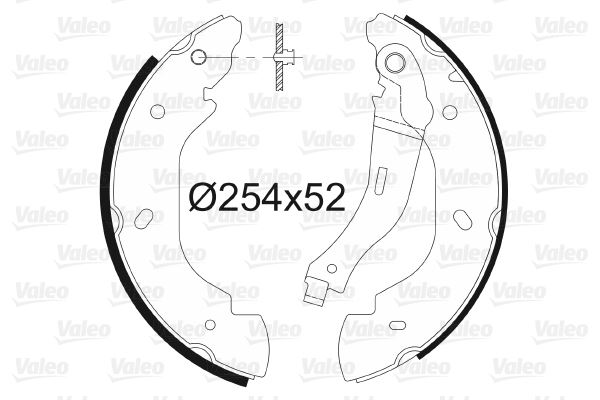 ARKA FREN BALATASI PABUCLU TRANSIT V184 01->06 V347 2.2TDCI - 2.4TDCI - 3.2TDCI 06-> ONDEN CEKER +1