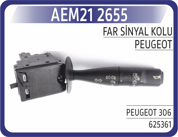 FAR+SİNYAL+KORNA KUMANDA KOLU PEUGEOT P106-P306-EXPERT-PARTNER-CITROEN BERLINGO-SAXO-JUMPY 96>