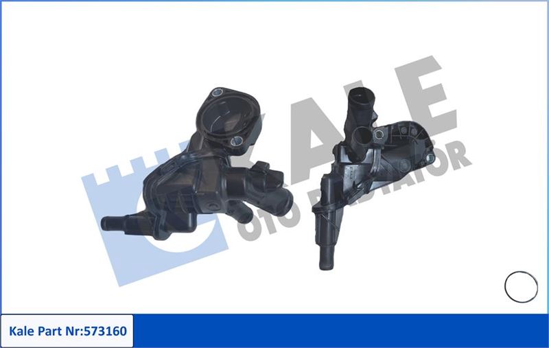KOMPLE TERMOSTAT-PLASTIK GOVDELI 83°C DACIA LOGAN II-SANDERO II-REANULT CAPTUR I-CLIO IV-SYMBOL III