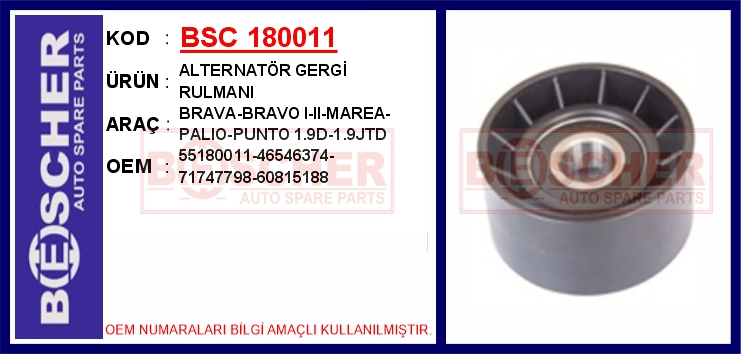 Alternatör Gergi Rulmanı Brava-bravo I-ii-marea-pa...