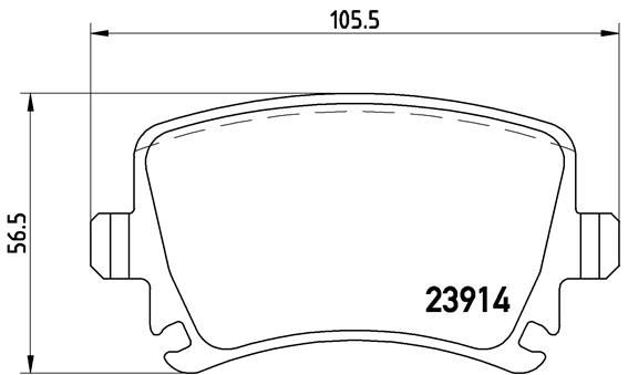 Arka Balata PASSAT-CC-CADDY-GOLF5-GOLF6-JETTA-A3-A...