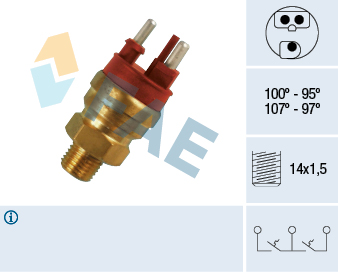 Hararet Musuru 100 °C - 95 °C (Radyatör Fani) Merc...