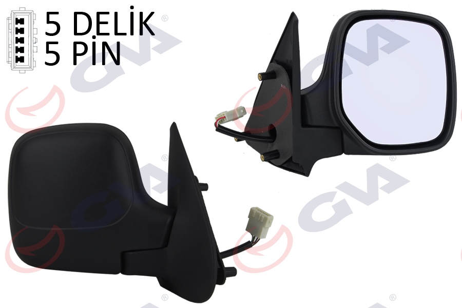 Dış Dikiz Aynası Sağ Berlingo-partner 97> Elekt...