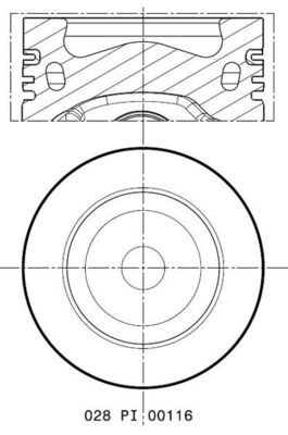 PİSton (Segmanlı) 81.01 Mm Std