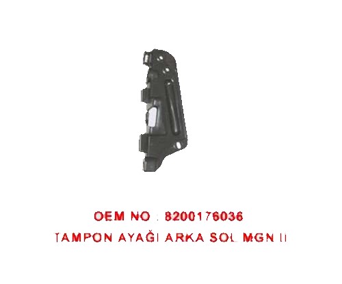 Arka Tampon Tuturucu Sol Mgn II