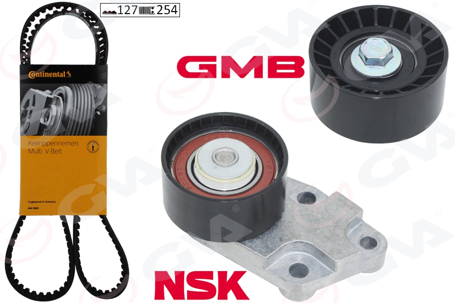 EKSANTRİK GERGİ KİTİ (127x254) CHEVROLET-DAEWOO AVEO-CRUZE-KALOS-LACETTI-NUBIRA 1.4-1.4-1.6 (05-)