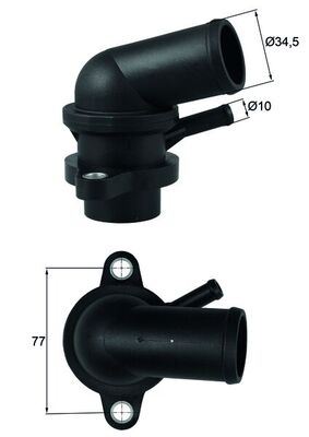 TERMOSTAT L14 CHEVROLET-DAEWOO AVEA-KALOS-LACETTI-NUBIRA 05=> (PLASTIK)