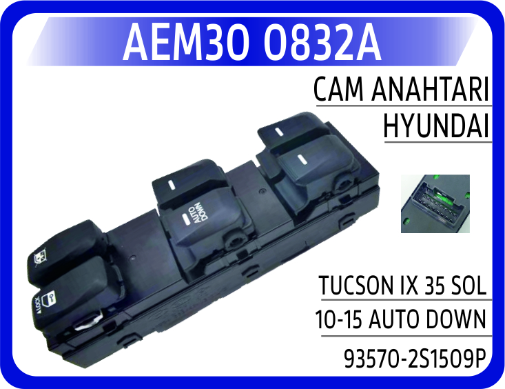 CAM ANAHTARI HYUNDAI TUCSON IX 35 SOL 10-15 AUTO D