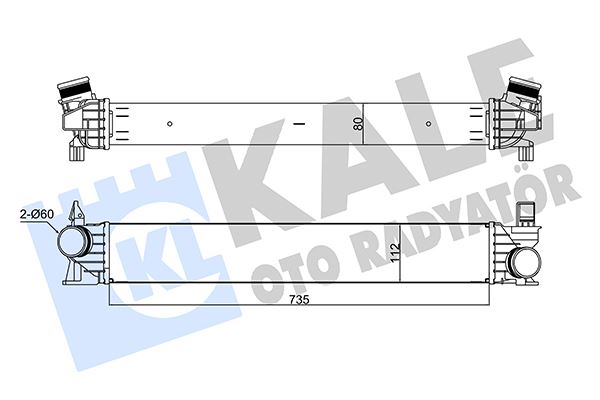 TURBO RADYATÖRÜ (INTERCOOLER) BOXER III-JUMPER III 2.2-3.0HDI 12> DUCATO III> 2.3-3.0JTD 11> Euro5