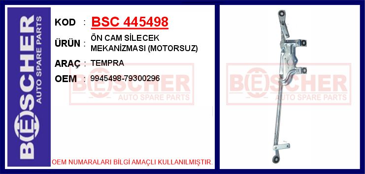 Ön Cam Silecek Mekanizmasi