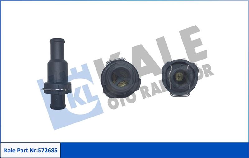 TERMOSTAT+FLANŞ 75°C AUDI A3-Q3-VW EOS-GOLF-JETTA-PASSAT-TIGUAN