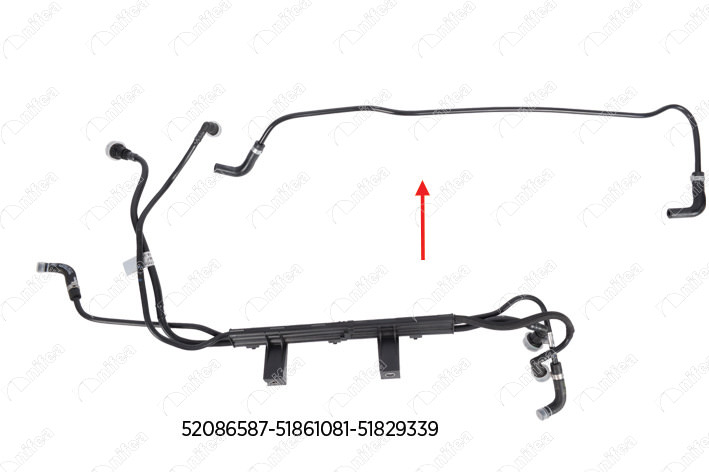 YAKIT BORUSU BRAKET HARİÇ EURO 5 DOBLO 1.3 D Multijet 10=>