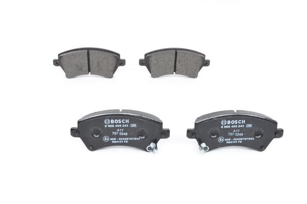 ÖN FREN BALATA TOYOTA COROLLA 1.4L 1.6L 4ZZ-FE 3ZZ-FE ZZE120 ZZE121 VVTi 02-06 / 1.4L 1NDTV NDE120 04-06