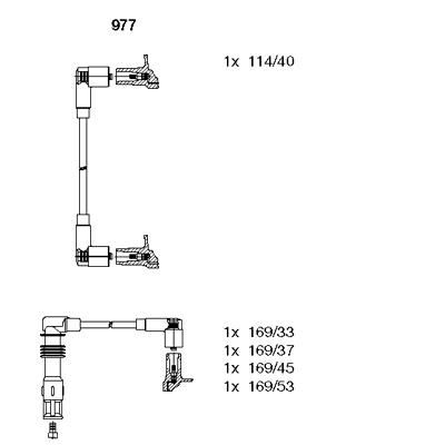 Buji Kablosu Takım POLO4 1.4 16V-AFH