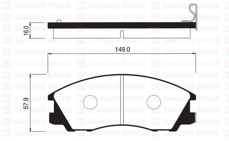 Ön Balata Terracan 2.5TD-2.9CRDİ 3.5İ (01-06)
